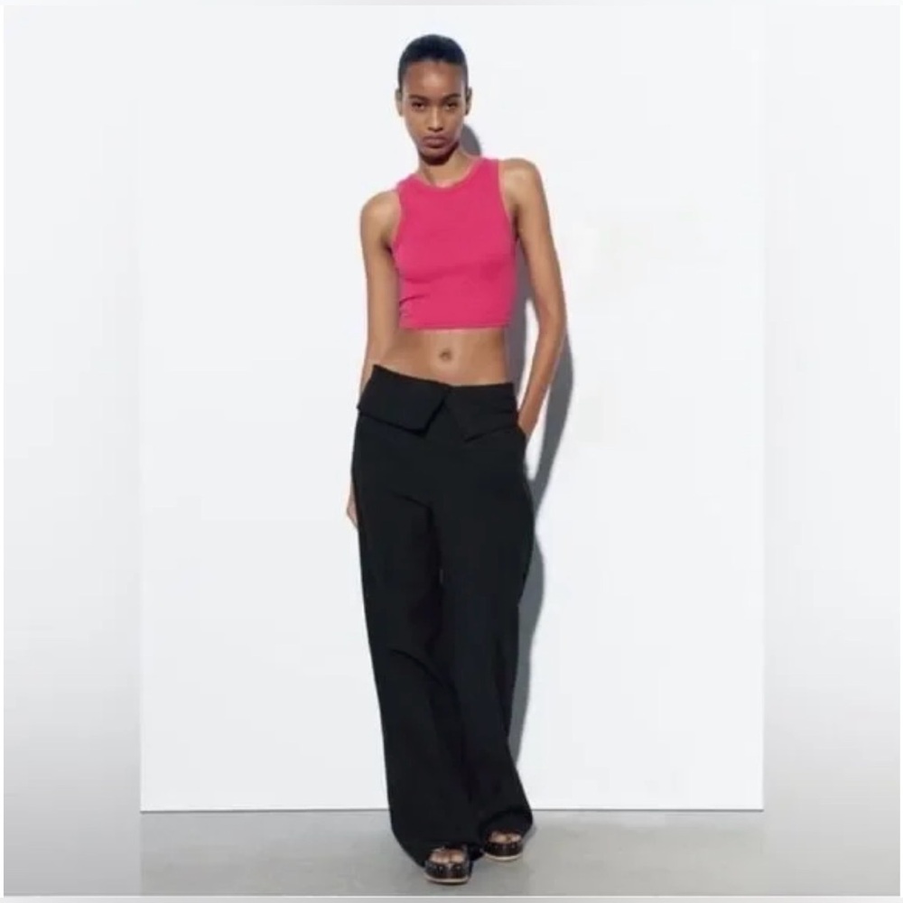 Zara Black Wide Leg Women's Pants